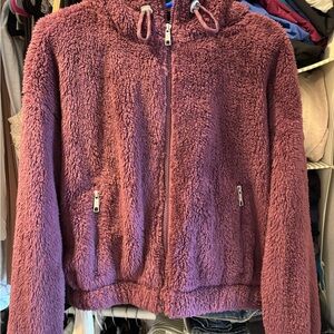Calvin Klein Purple Fleece Jacket